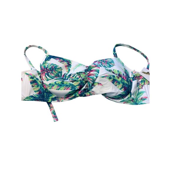 Jessica Simpson Underwire Summer Bikini Swim top XL D Cup - Picture 3 of 6